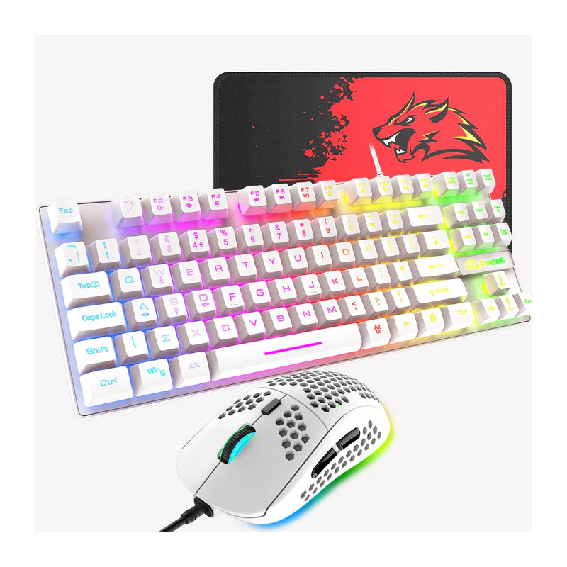 Teclado y mouse para juegos ZIYOU LANG T2- MOUSEPAD DE REGALO