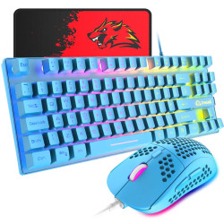 Teclado y mouse para juegos ZIYOU LANG T2- MOUSEPAD DE REGALO