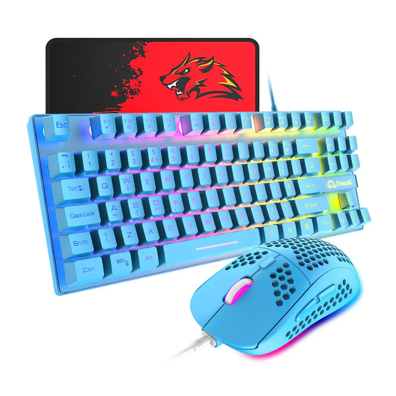 Teclado y mouse para juegos ZIYOU LANG T2- MOUSEPAD DE REGALO