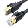 Cable Ethernet CAT 8 de 30 m, alta velocidad, 40 Gbps, 2000 MHz, 26 AWG, cable LAN de red, con conector RJ45