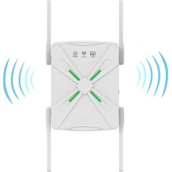 Ubinki, WiFi Extender, Repetidor WiFi 2024, Booster WiFi Bi-Banda 5GHz y 2.4GHz, Modo Repetidor/Router/Ap, 4 Antenas