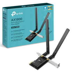 TP-Link Archer TX20E - Tarjeta Wi-Fi PCI Express Adaptador Wi-Fi 6 (AX1800) con Bluetooth 5.2, Compatible con Windows 11/10