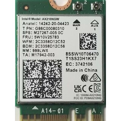 Intel AX210 Tri-Band Wi-Fi 6E Bluetooth 5.3 Tarjeta de red