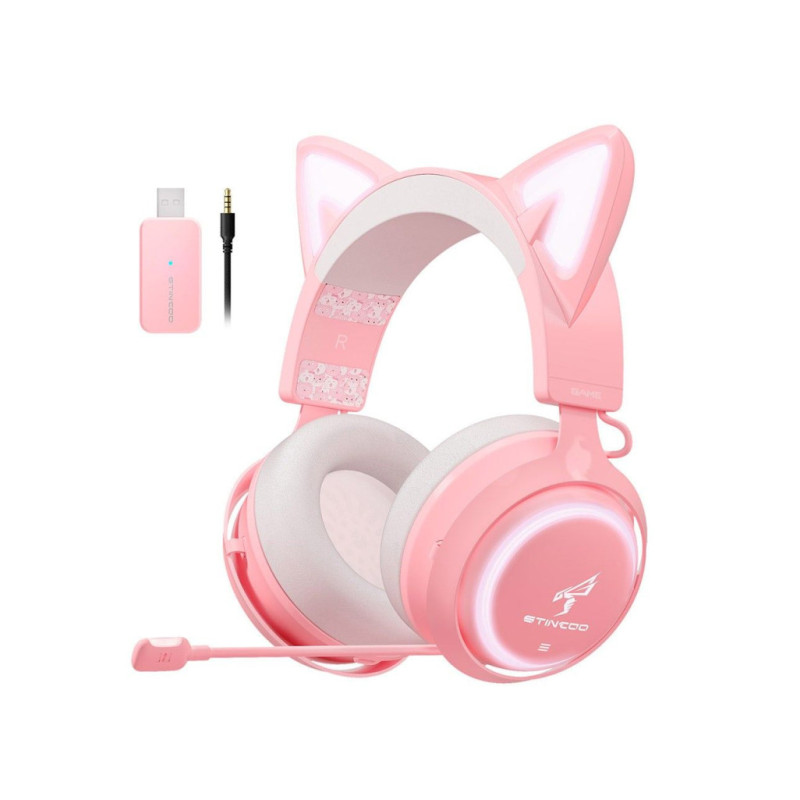 SOMiC GS510 CAT EARS 7.1 / WIRELESS / PINK